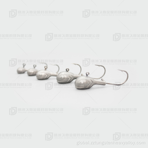 Tungsten Lure Jig Weight New product! Tungsten jig head with hook Factory